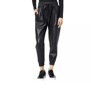 n:Philanthropy Revolve Faux Vegan Leather Joggers Women’s S  NWT